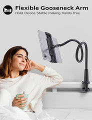 Universal Gooseneck Tablet & Kindle Holder for Bed
