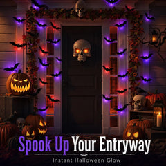 3D LED Bat Wall Decorations for Halloween