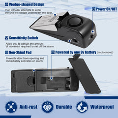 120dB Portable Door Stop Alarm