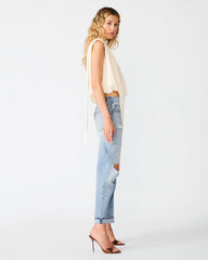 MELINNA TOP BIRCH WHITE