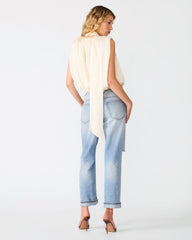 MELINNA TOP BIRCH WHITE