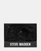 JADEZ FAUX FUR WALLET GIFT SET BLACK