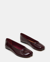 CALICO DARK CHERRY PATENT