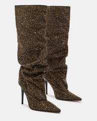 ELONA BLACK/GOLD RHINESTONES