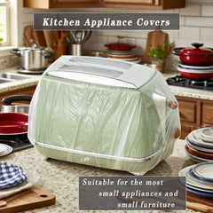 150 PCS Disposable Kitchen Small Appliance Dust Covers with Elastic Band