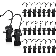 Multi-Purpose Rotating Metal Hanger Clips