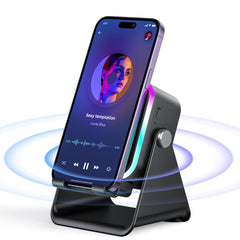 5-in-1 Induction Speaker & Bluetooth Phone Stand with Power Bank