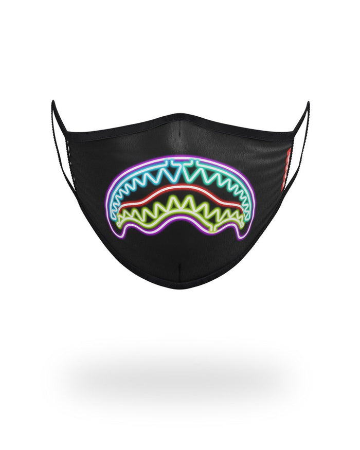 NEON SHARK FORM-FITTING MASK
