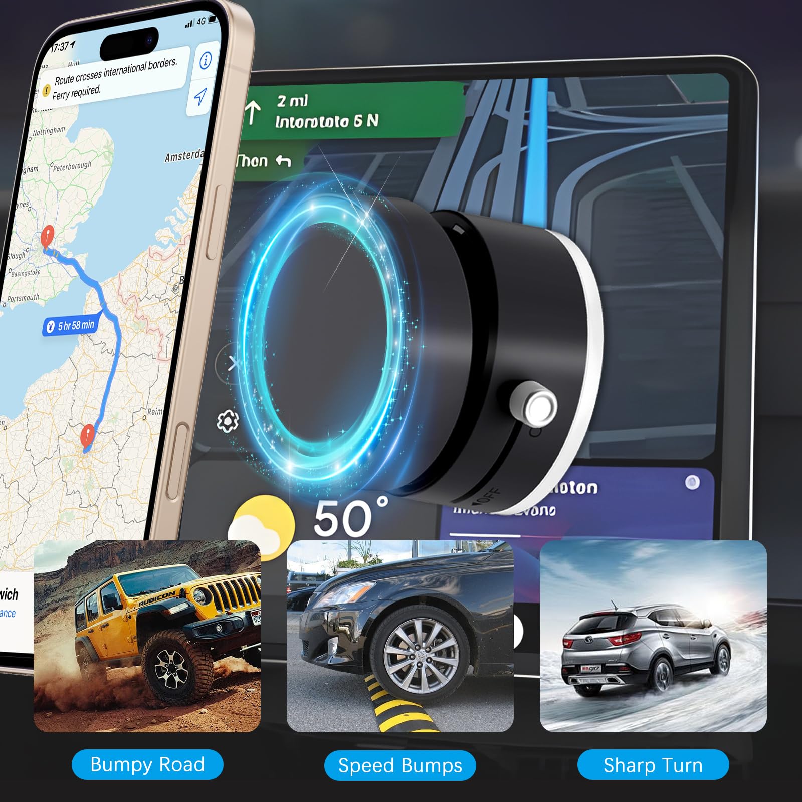 Vacuum Magnetic Phone Mount