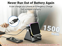 5-in-1 Induction Speaker & Bluetooth Phone Stand with Power Bank