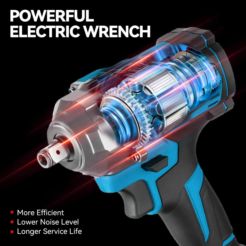 ONEVAN 1/2" 1200N·m Brushless Cordless Impact Wrench | For Makita 18V Battery