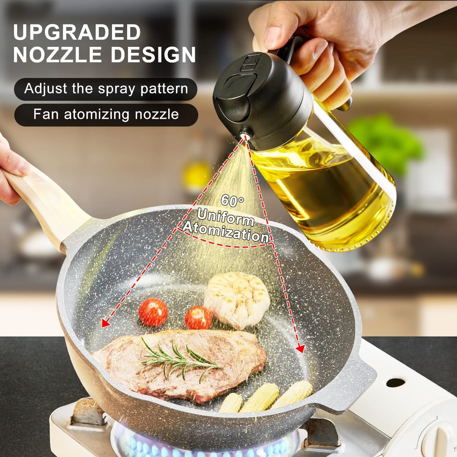2-in-1 Oil Dispenser & Sprayer
