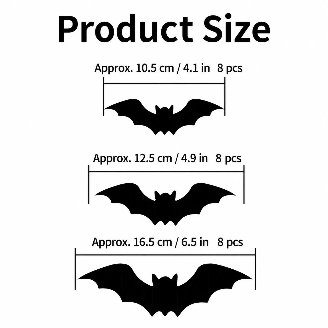 3D LED Bat Wall Decorations for Halloween