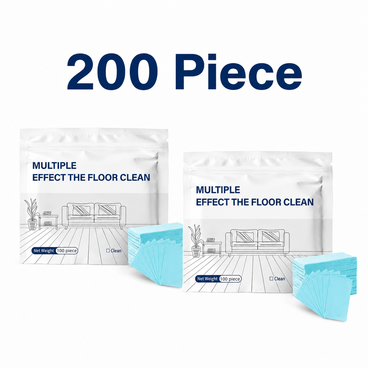 Multi-Effect Floor Cleaning Sheets