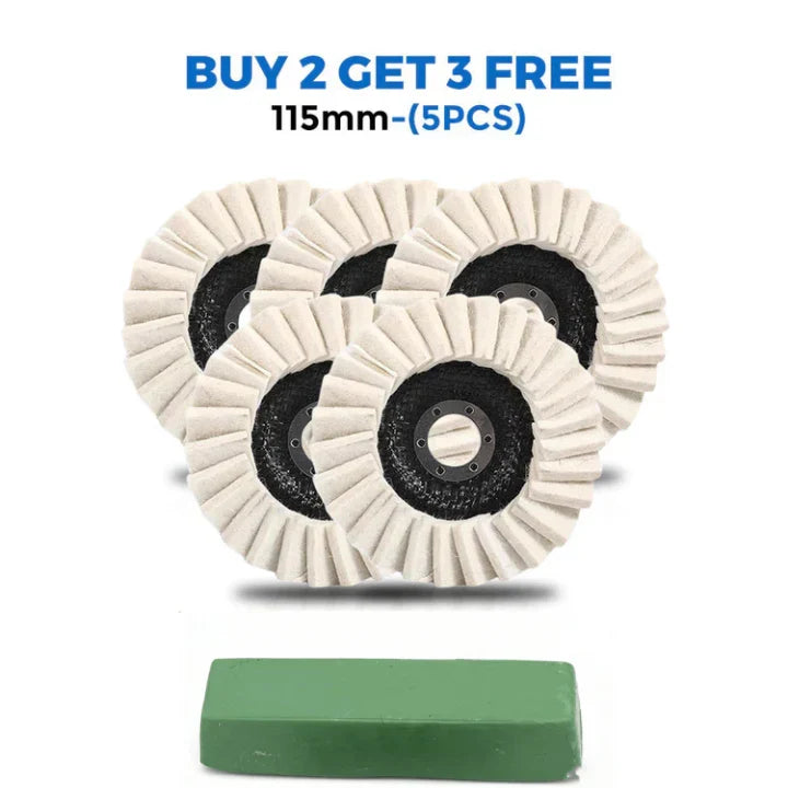 🔥Wool Felt Flap Discs Polishing Wheel