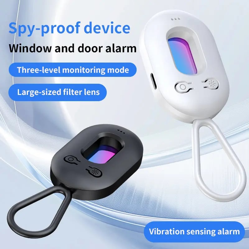 Multi-Functional Anti-Spy Hidden Camera Detector & Personal Security Door Alarm
