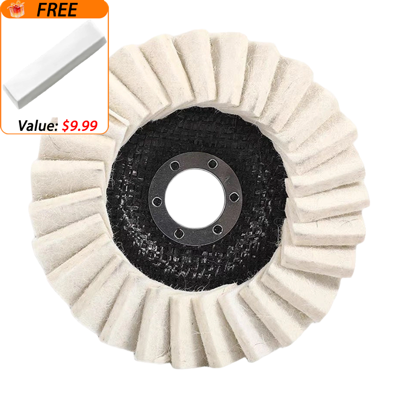 🔥Wool Felt Flap Discs Polishing Wheel