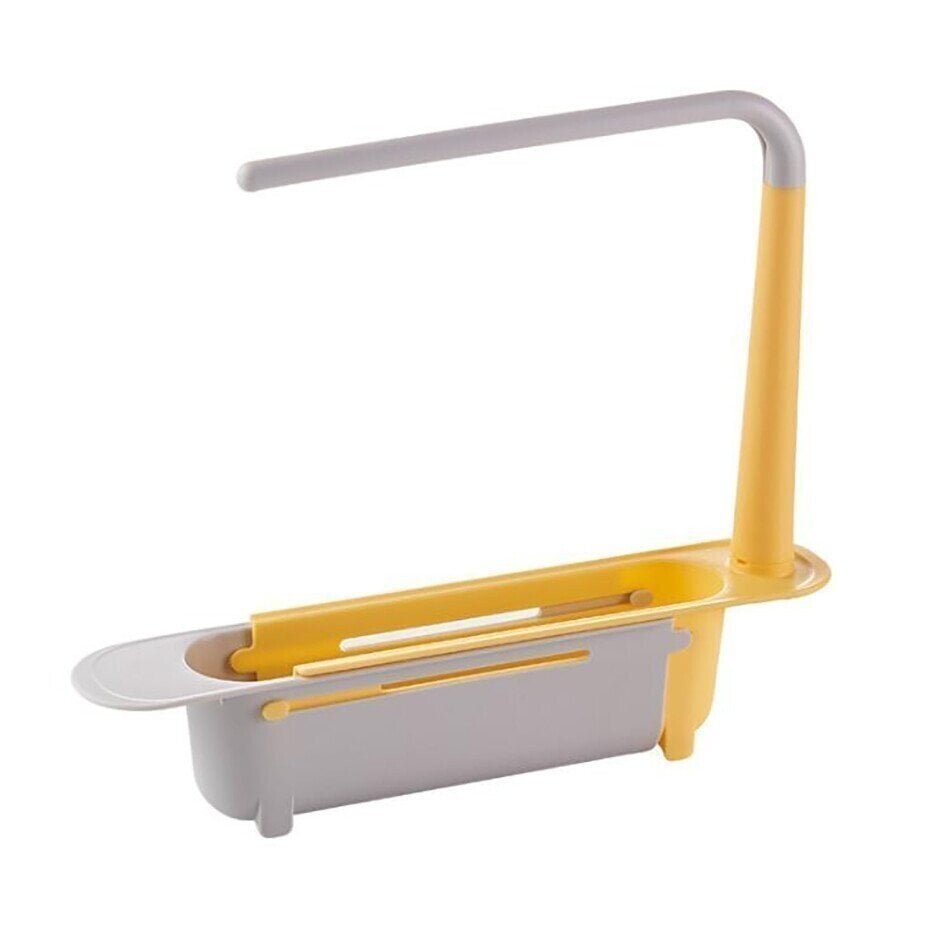 Telescopic 2-in-1 Sink Storage Rack Holder