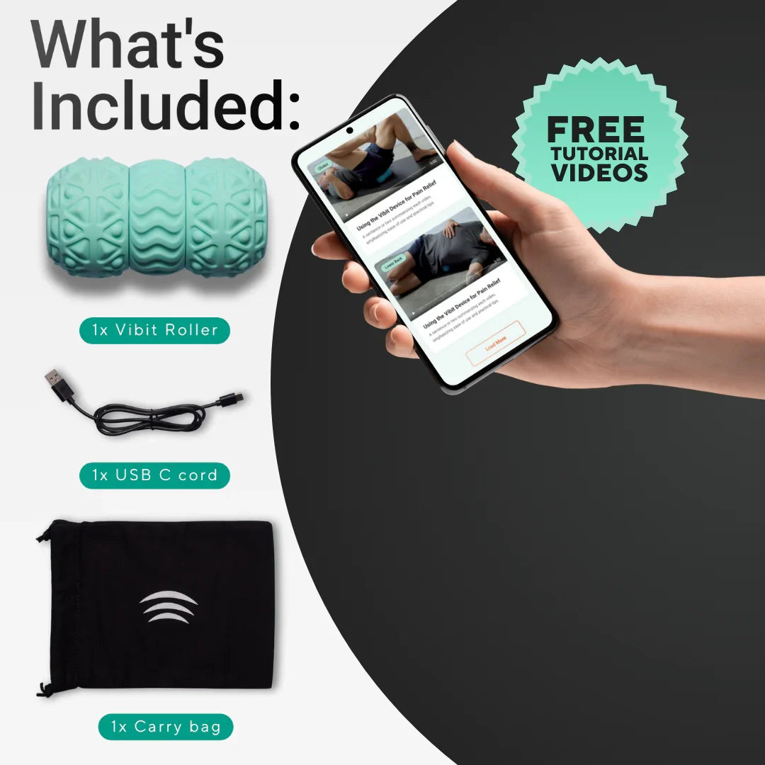 Vibit ROLL - Portable Vibrating Massage Roller