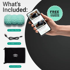 Vibit ROLL - Portable Vibrating Massage Roller