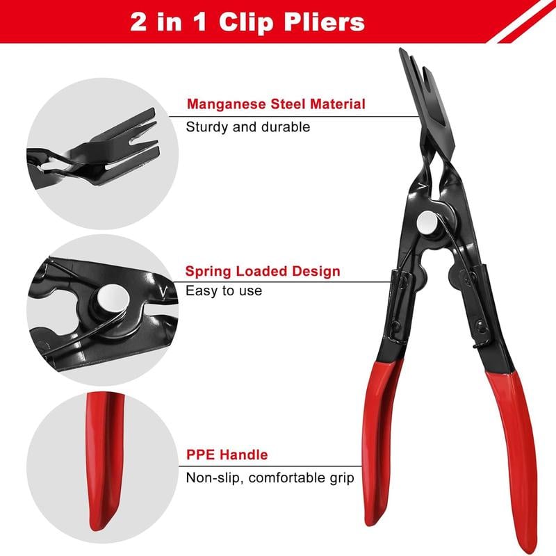 Professional Automotive Trim Clip Removal Pliers