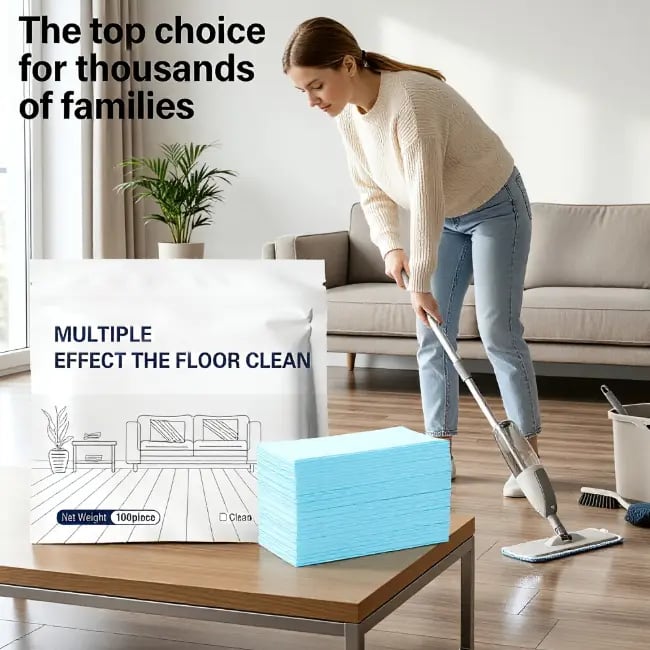 Multi-Effect Floor Cleaning Sheets