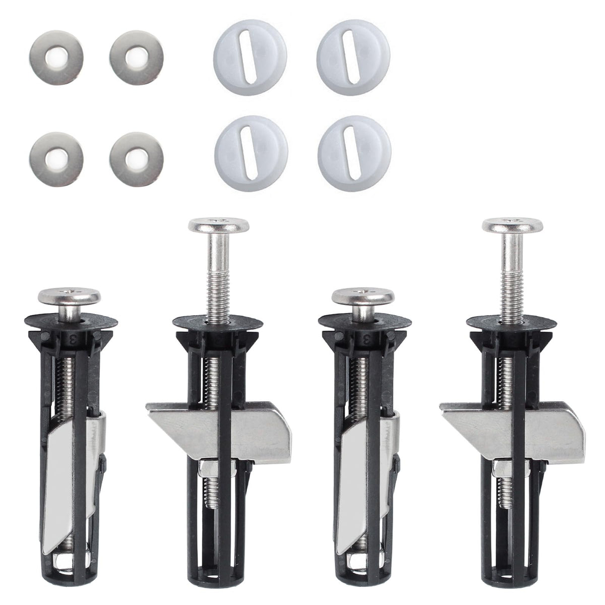 Universal Anti-Wobble Toilet Seat Mounting Kit