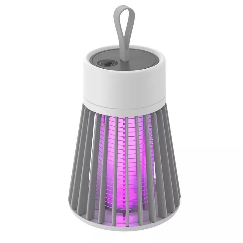 2-in-1 USB Bug Zapper Lamp with LED Light for Indoor & Outdoor Use