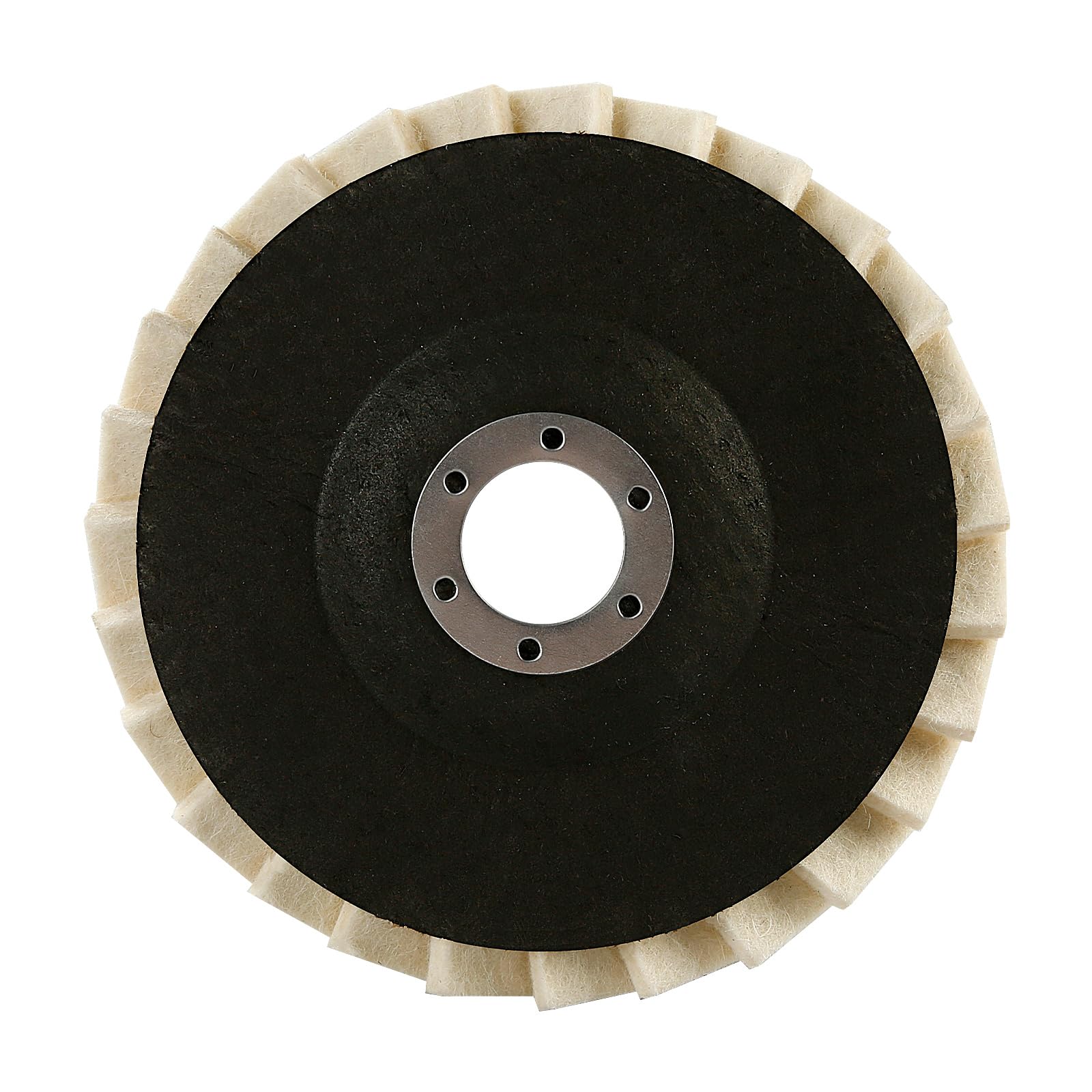 5-Inch Wool Felt Polishing Flap Disc Set for Angle Grinders