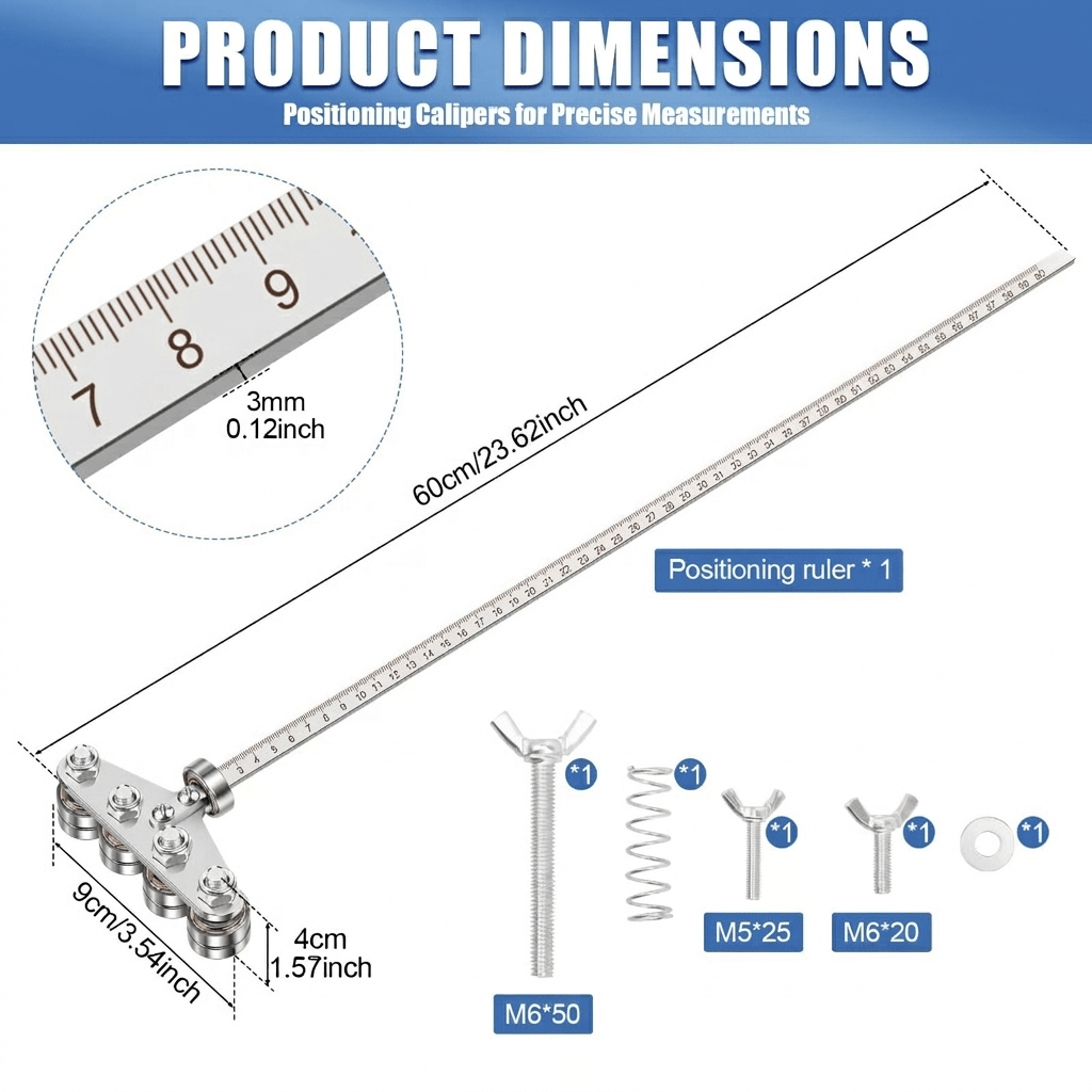 Professional Circular Saw Precision Edge Guide
