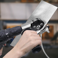 Electric Drill Plate Cutter Attachment