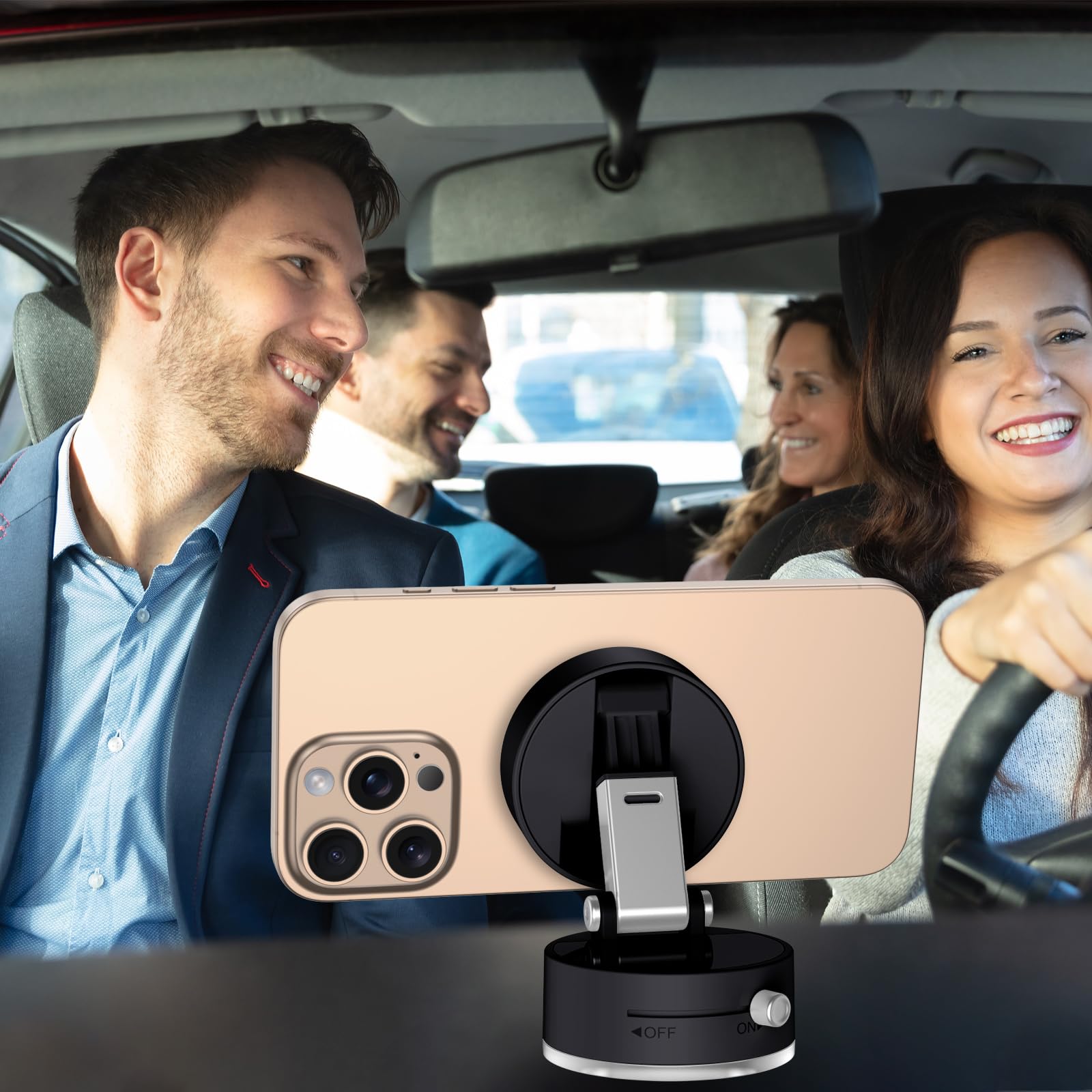 Vacuum Magnetic Phone Mount
