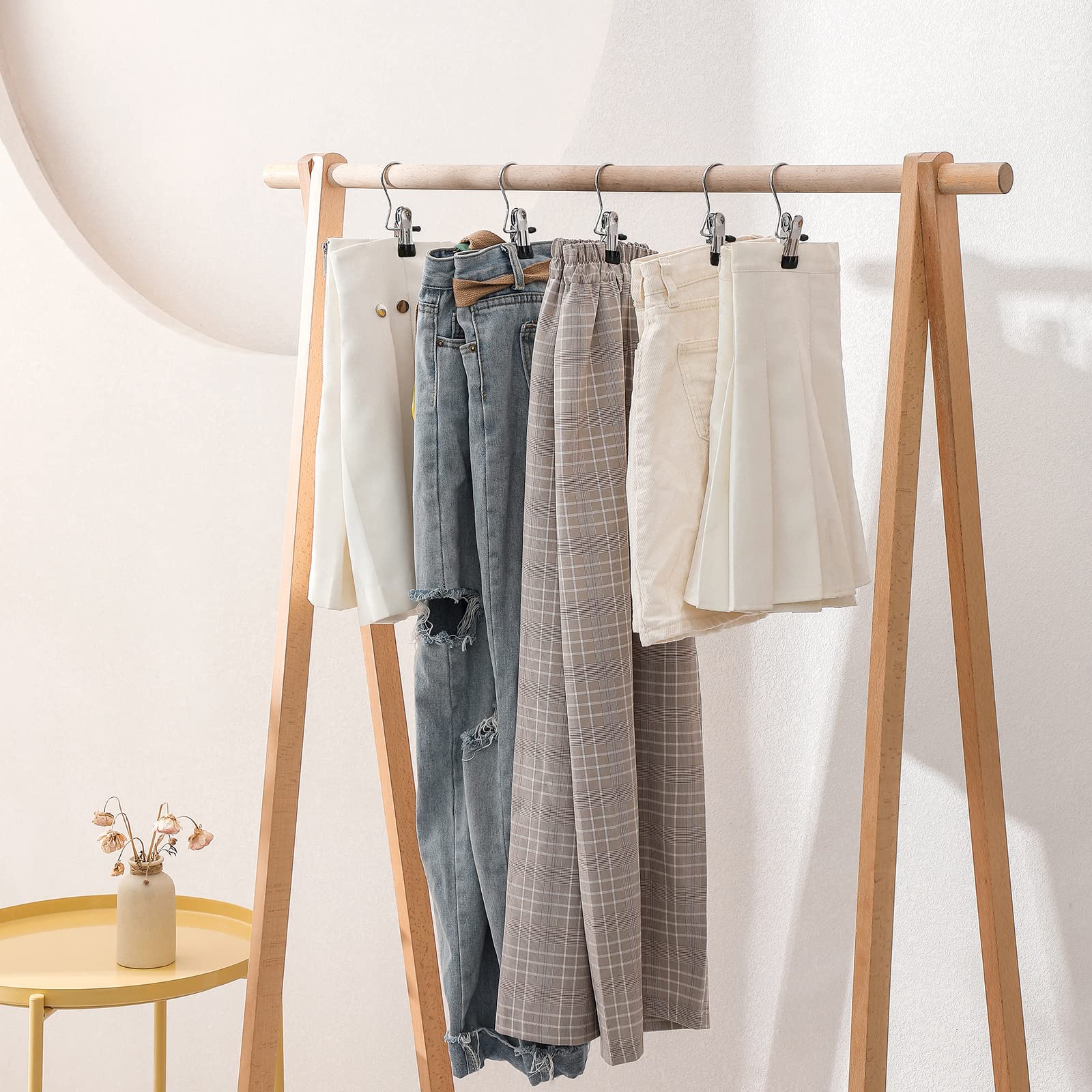 Multi-Purpose Rotating Metal Hanger Clips