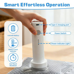 9-Pack Vacuum Storage Bags with Portable Electric Pump