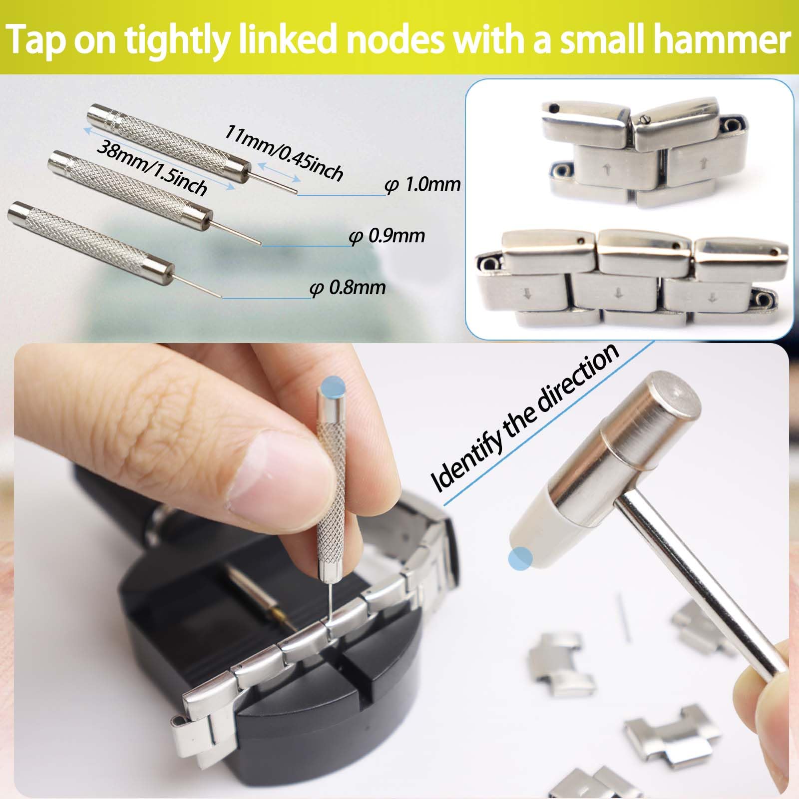 Professional Watch Link Removal & Band Adjustment Kit