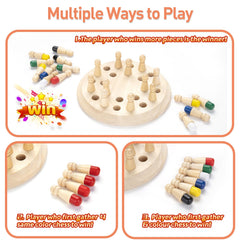 Wooden Memory Match Stick Chess