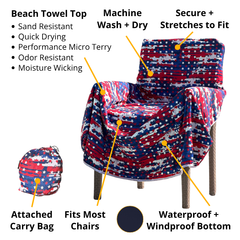 The Beach Towel Chair Blanket™