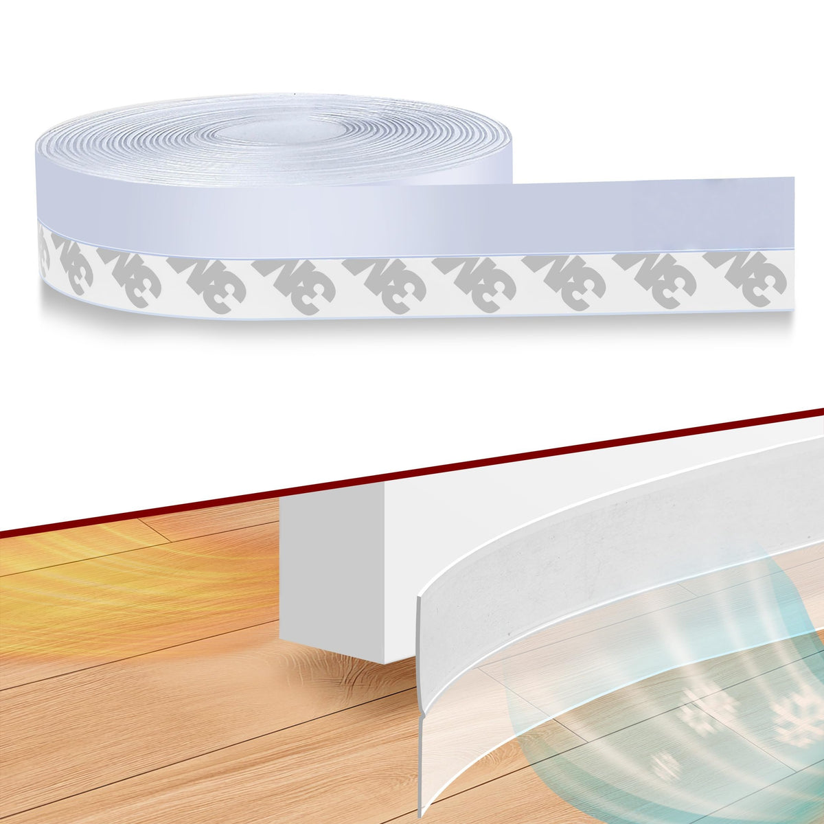 Universal Silicone Weather Stripping Door & Window Seal Strip
