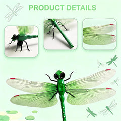 12-Pack Realistic Dragonfly Clips Bug Repellent for Garden & Outdoor