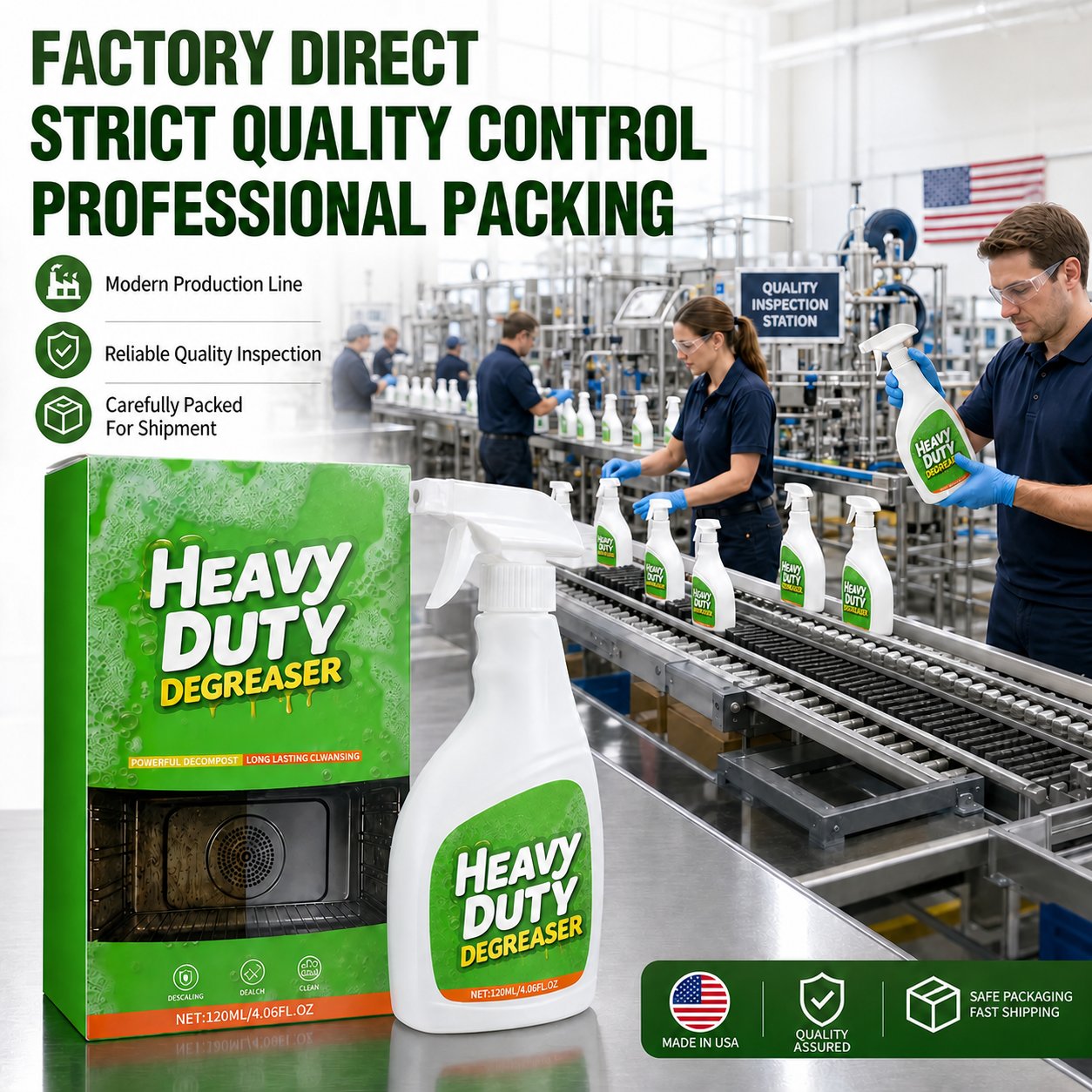 Heavy Duty Kitchen Degreaser Spray