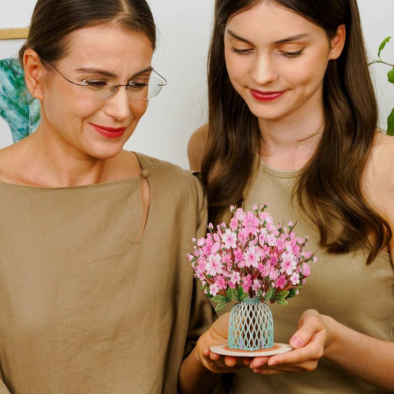 3D Pop Up Flower Bouquet Greeting Card