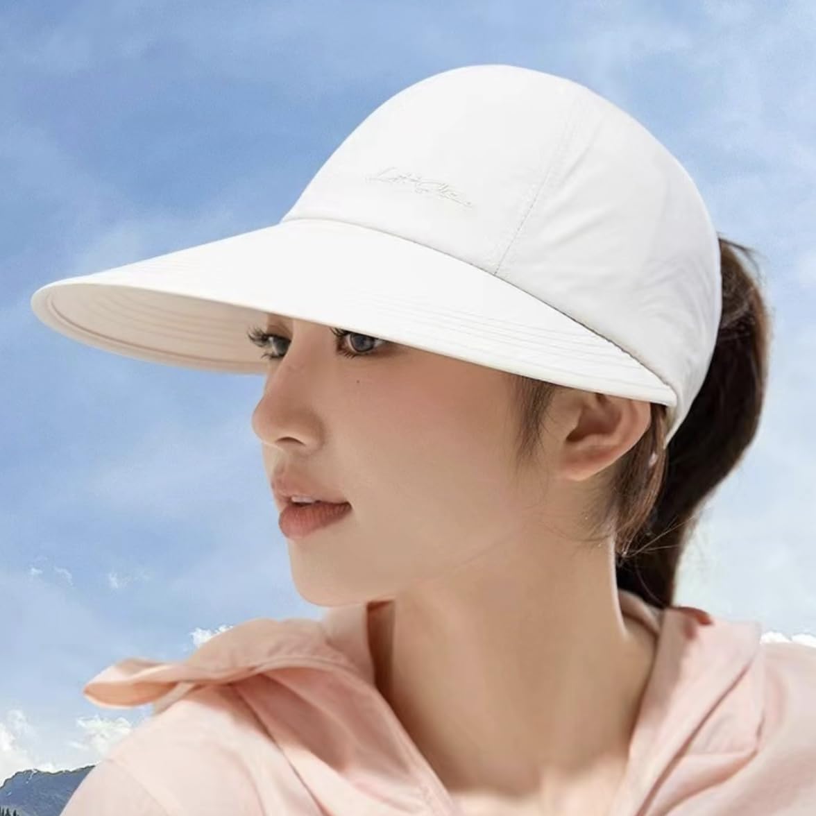 UPF 50+ Women's Wide Brim Sun Visor