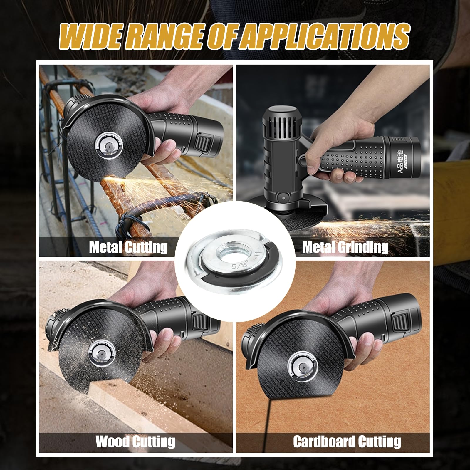 Quick-Release Angle Grinder Nut