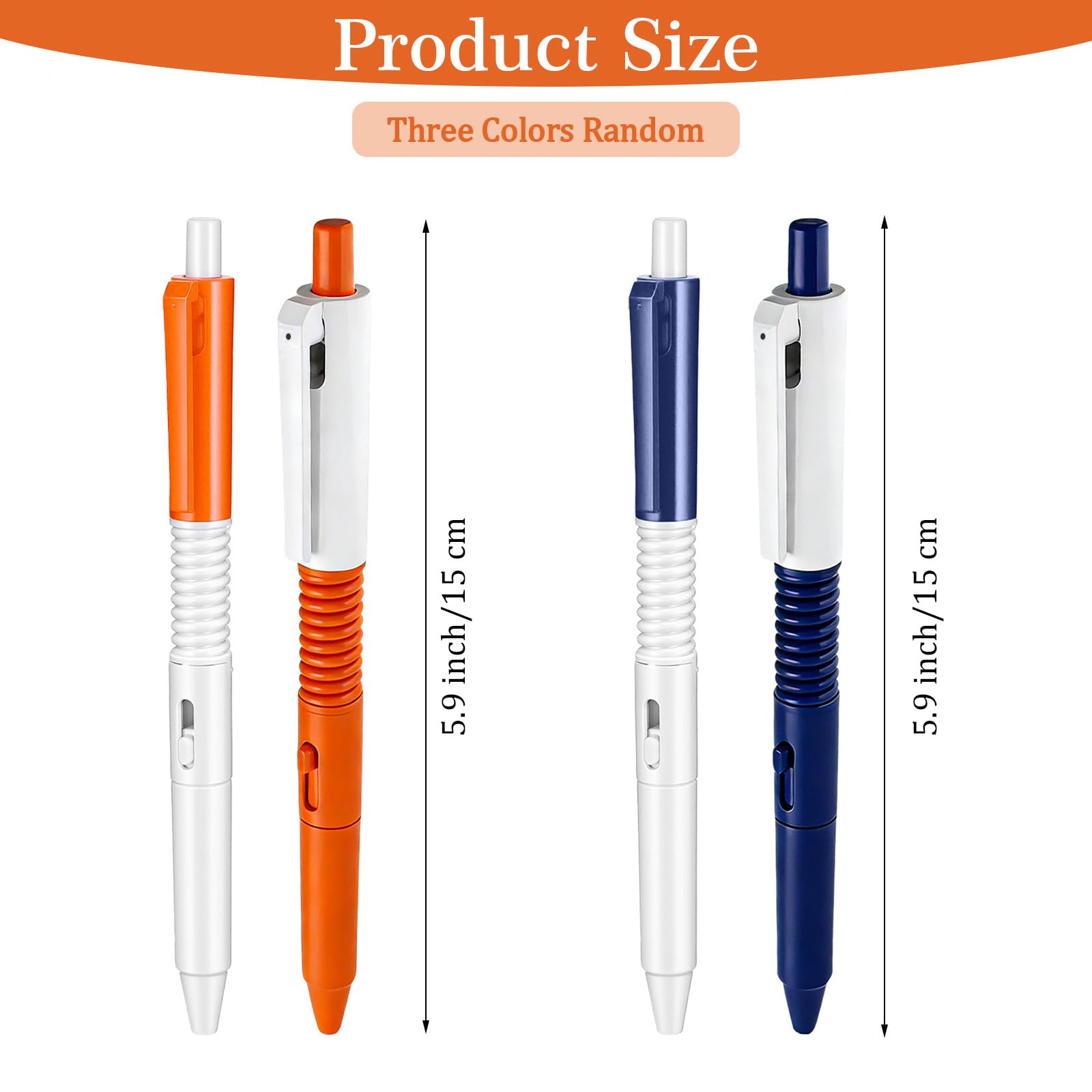 3pcs 2-in-1 Water Spray Prank Pens