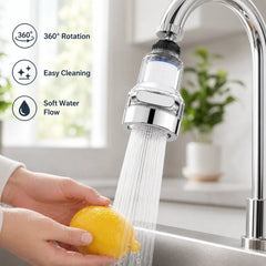 360° Rotating Faucet Aerator with 3 Water Modes