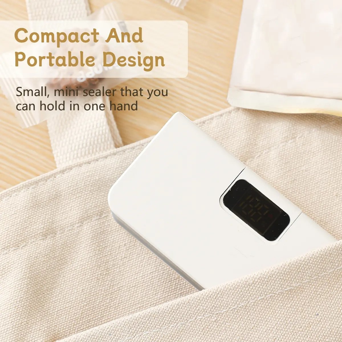 2-in-1 Rechargeable Mini Bag Sealer & Cutter
