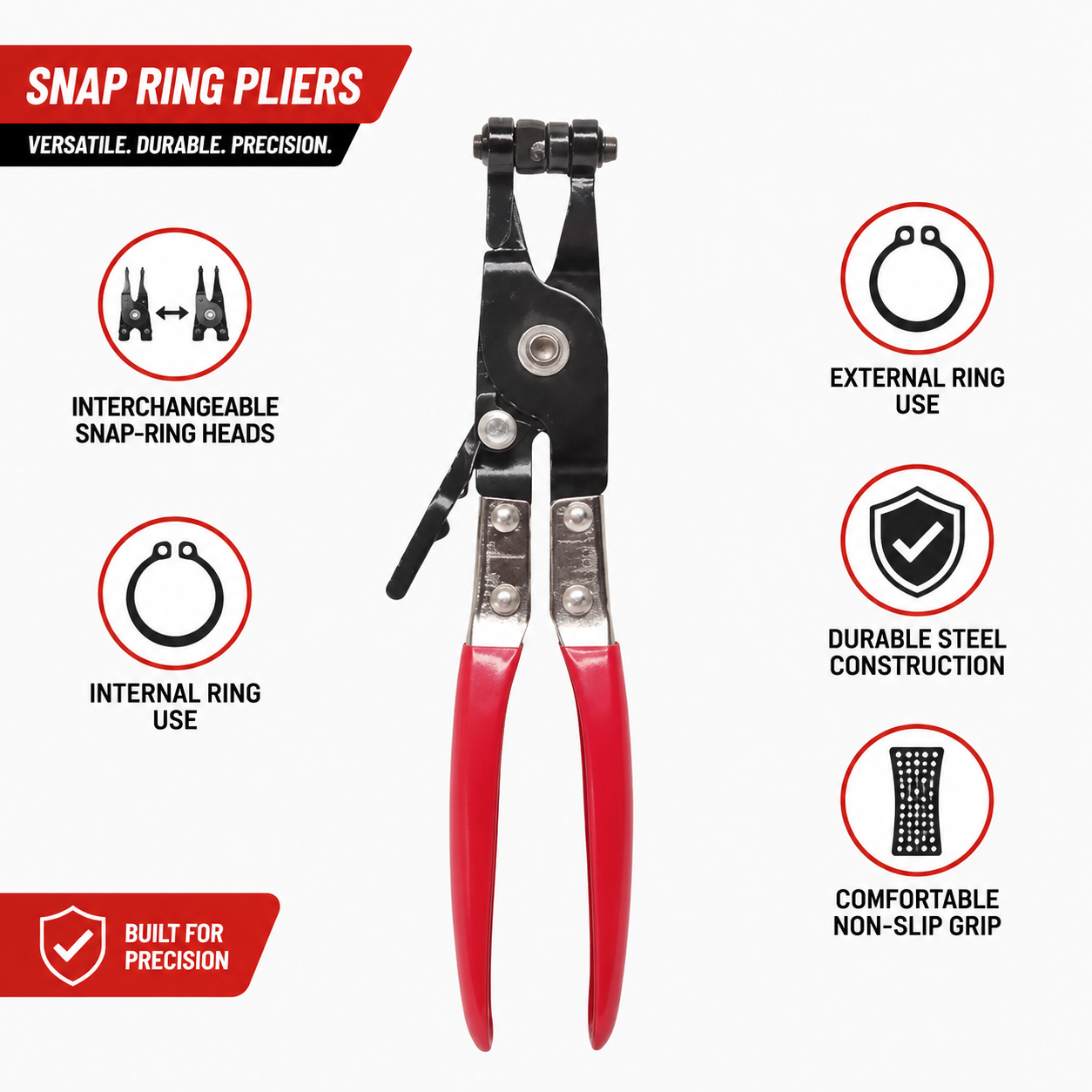 High-Carbon Steel Auto Pliers Kit