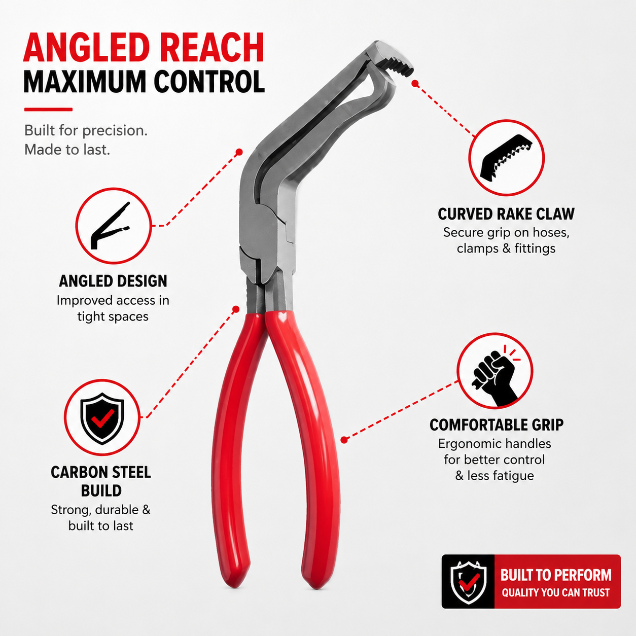 High-Carbon Steel Auto Pliers Kit