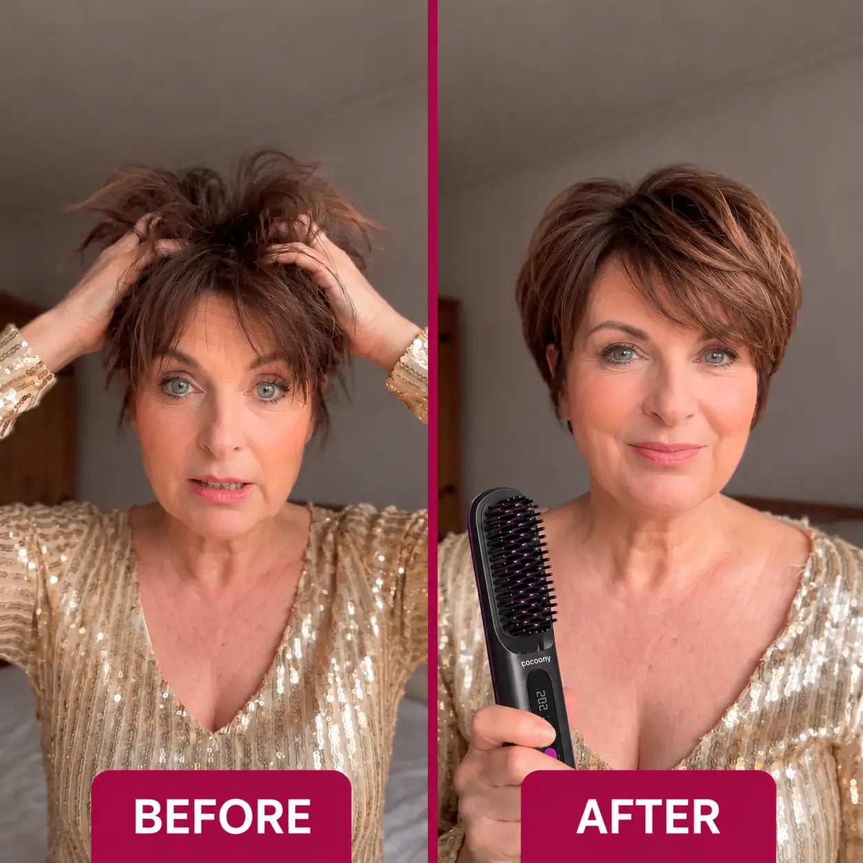 "Cocoony Brush for Short Hair"