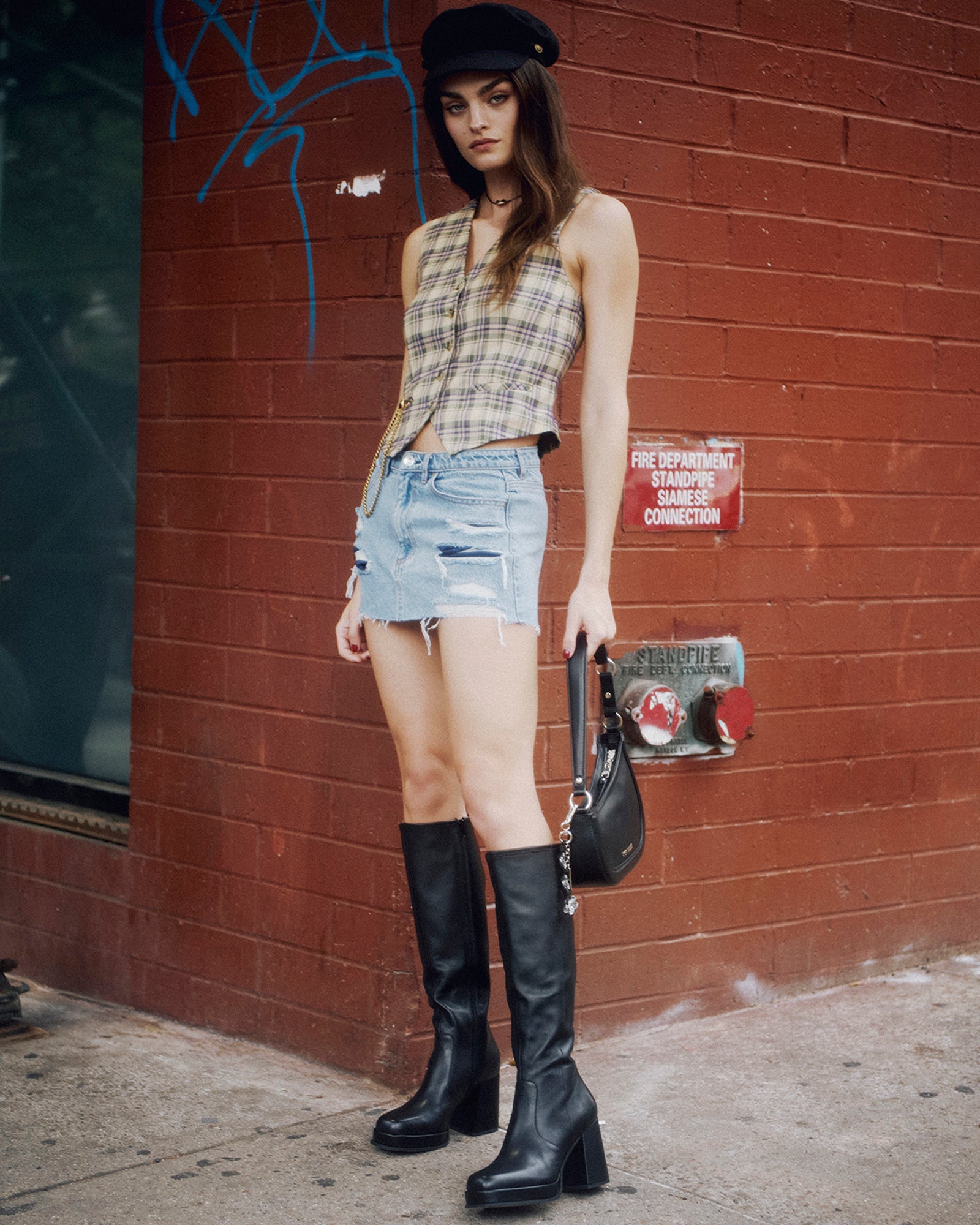ODELIA BLACK LEATHER